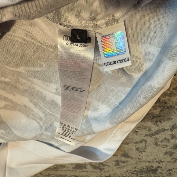 Roberto Cavalli White T-Shirt - Picture 8 of 11